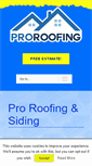 Mobile Screenshot of myproroofing.com